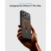 - iPhone 17 Pro Max - Skal - Ultra Hybrid MagFit - Frost Black Orange