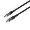 - Kabel med Display USB-C/USB-C 100W - 1.2m