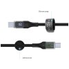 - Kabel med Display USB-C/USB-C 100W - 1.2m