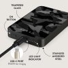 - Powerbank - MagSafe 5000 mAh - Night Black Camo - Metallgrå