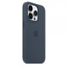 - iPhone 14 Pro Max - Skal - Silicone Case MagSafe - Storm Blue