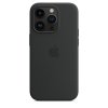 - iPhone 14 Pro - Skal - Silicone Case MagSafe - Midnatt