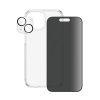 - iPhone 15 - Skärmskydd & Skal & Kameraskydd - 3-in-1 Bundle Set Privacy