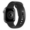 - Apple Watch 44/45/46mm/Ultra 49mm - Armband - ICON Silicone Band - Svart