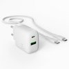 Laddare med Kabel ProLite Kit USB-C 25W 1.2m Vit