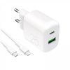 Laddare med Kabel ProLite Kit USB-C 25W 1.2m Vit