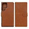 - Samsung Galaxy S24 Ultra - Fodral - 4 Kortfack - Brun