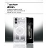 - Samsung Galaxy S25 Edge - Skal - Ultra Hybrid Zero One MagFit - Vit