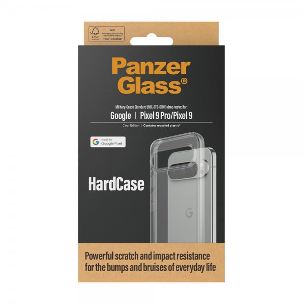 - Google Pixel 9/Pixel 9 Pro - Skal - HardCase - Transparent