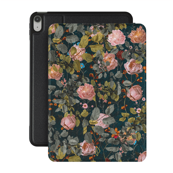 - iPad 10.9 (gen 10)/iPad 11 (A16) - Fodral - Folio - Bloomy Garden