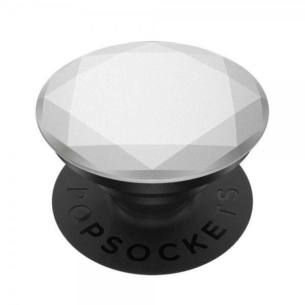 PopGrip Metallic Diamond Silver