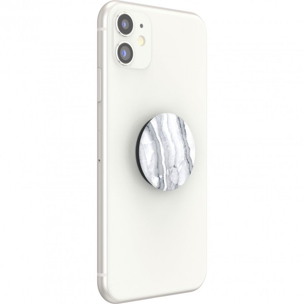 PopGrip Basic White Granite