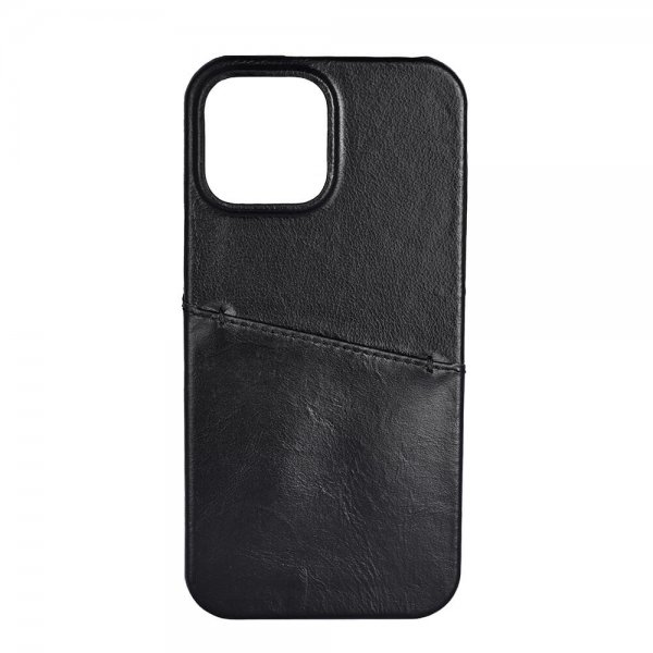 - iPhone 13 Pro Max - Skal - Backcover with Card Slot - Svart