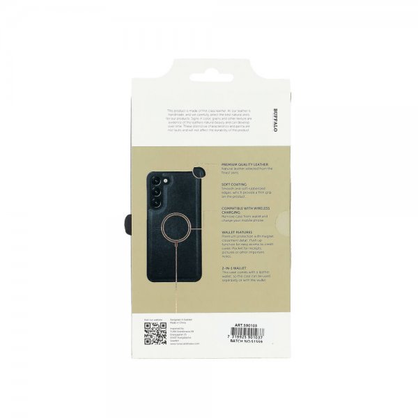 - Samsung Galaxy S23 Plus - Fodral - 2-in-1 Detachable Wallet - Svart