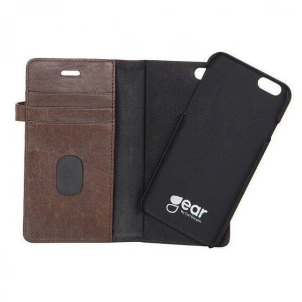 - iPhone 6/6s Plus - Fodral - 2in1 Magnet Case - Brun