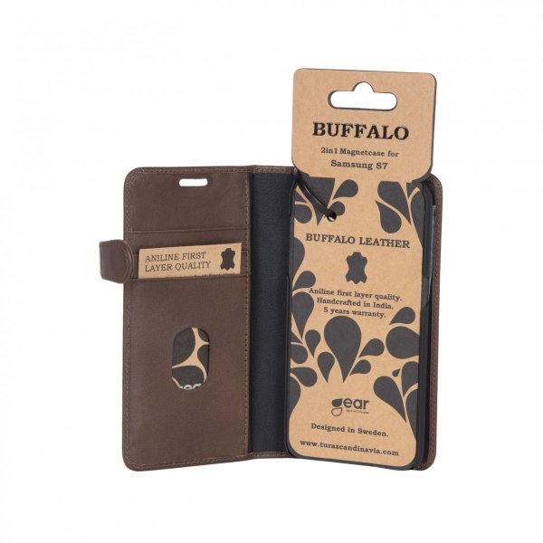 - Samsung Galaxy S7 - Fodral - 2in1 Magnet Case - Brun