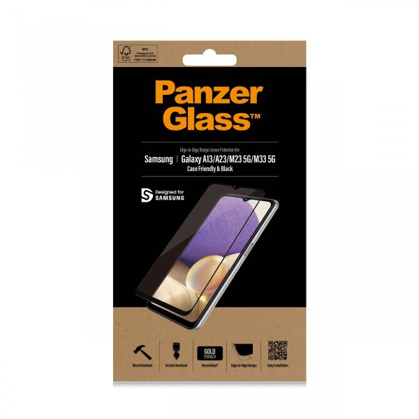 - Samsung Galaxy A13 4G - Skärmskydd - Case Friendly