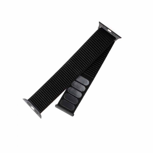 - Apple Watch 38/40/41/42mm - Armband - Nylon Strap - Svart