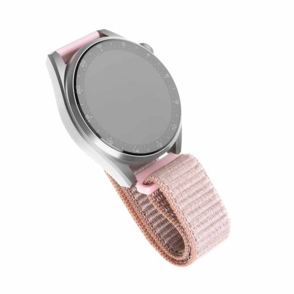 - Samsung Galaxy Watch 20mm - Armband - Nylon Strap - Guld