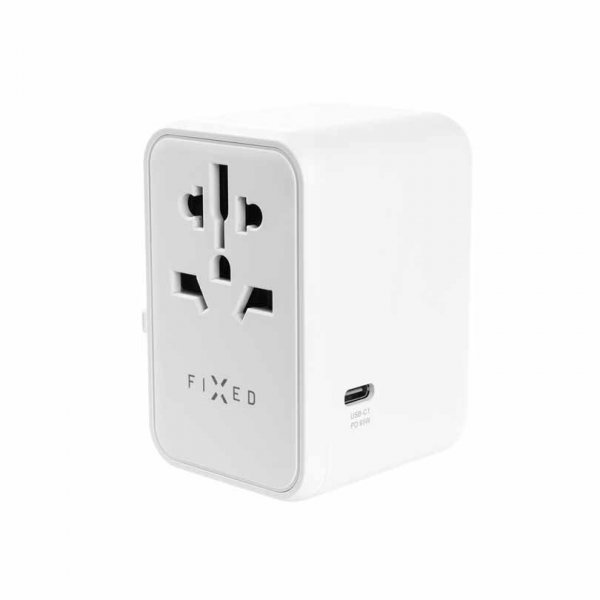 - Laddare - Travel Adapter USB-A/USB-C 65W
