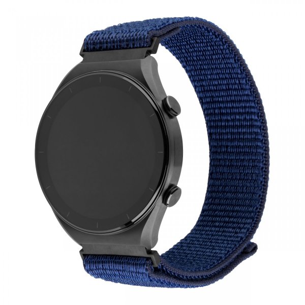- Samsung Galaxy Watch 22mm - Armband - Nylon Sporty Strap - Blå