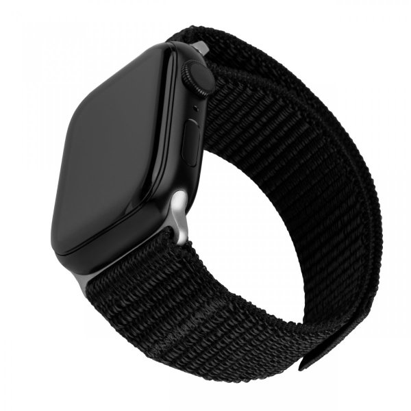 - Apple Watch Ultra 1/2 49mm - Armband - Nylon Sporty Strap - Svart