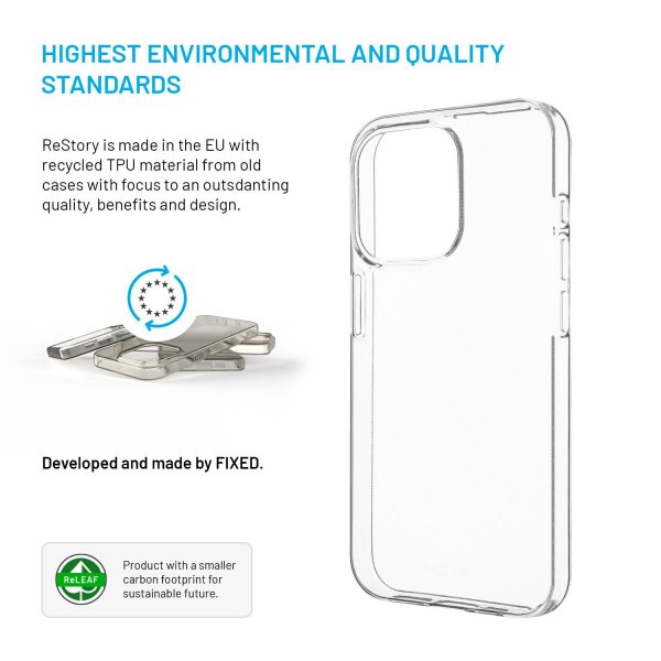 - iPhone 15 Pro - Skal - ReStory - Transparent