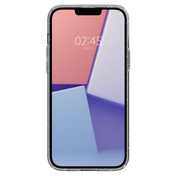 - iPhone 14 Plus - Skal - Liquid Crystal Glitter - Crystal Quartz