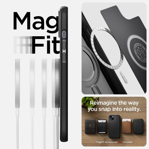 - iPhone 14 Plus - Skal - Mag Armor MagFit - Matte Black
