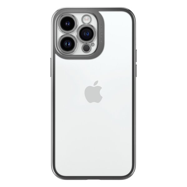 - iPhone 14 Pro - Skal - Optik Crystal - Chrome Gray