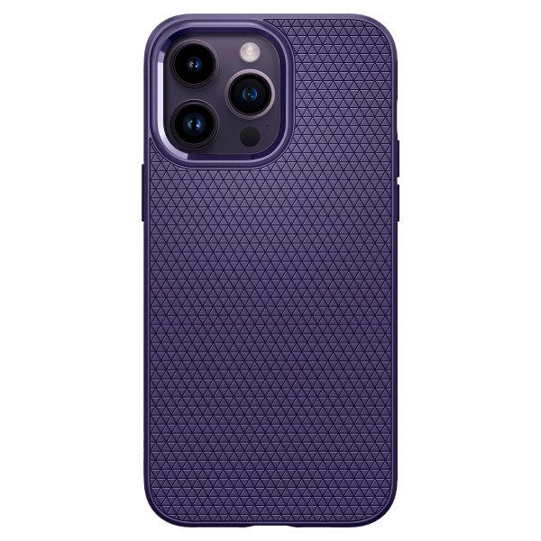 - iPhone 14 Pro Max - Skal - Liquid Air - Deep Purple