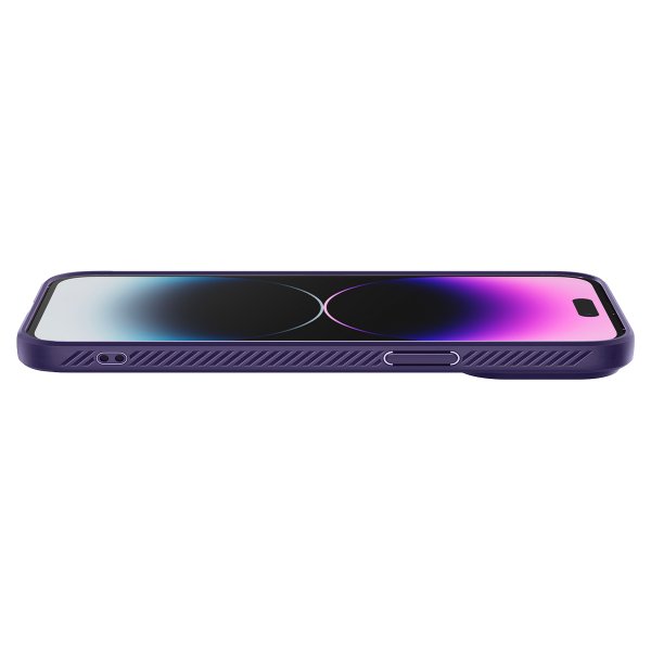 - iPhone 14 Pro Max - Skal - Liquid Air - Deep Purple