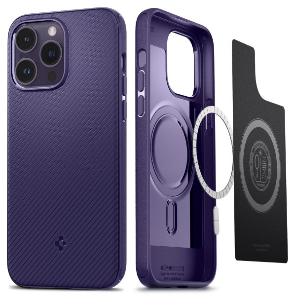 - iPhone 14 Pro Max - Skal - Mag Armor MagFit - Deep Purple