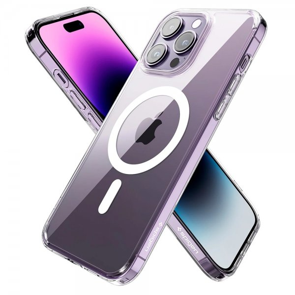 - iPhone 14 Pro Max - Skal - Air Skin Hybrid MagFit - Vit