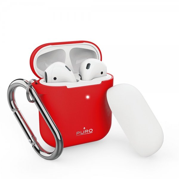 - AirPods 1/2 - Skal - Icon - Röd