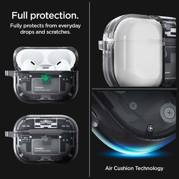- AirPods Pro 2 - Skal - Ultra Hybrid Zero One MagFit - Svart