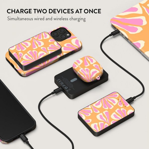 - Powerbank - MagSafe 5000 mAh - Aloha - Metallgrå