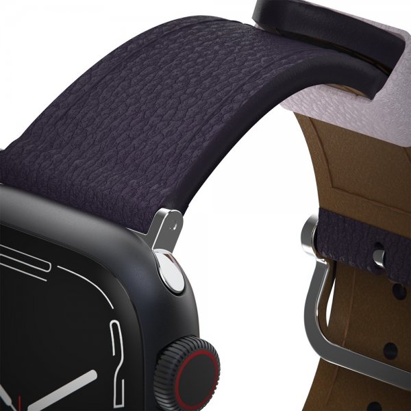 - Apple Watch 38/40/41/42mm - Armband - Symmetry Cactus Leather - Plum Luxe