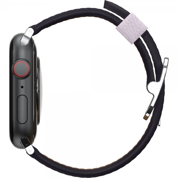 - Apple Watch 44/45/46mm - Armband - Symmetry Cactus Leather - Plum Luxe