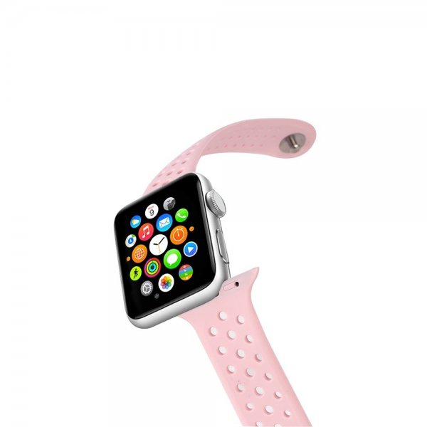- Apple Watch 44/45/46mm - Armband - Rosa - Watchband