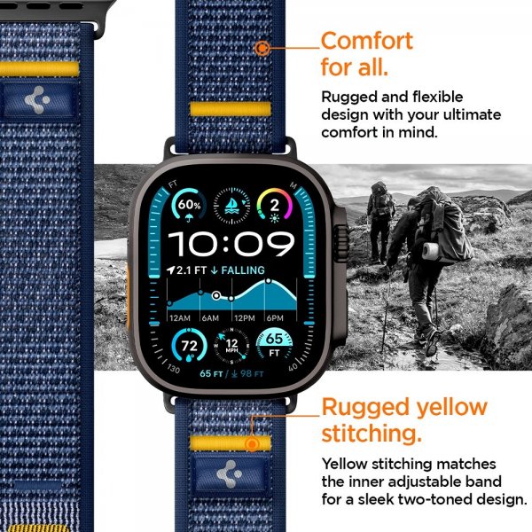 - Apple Watch 44/45/46mm/Watch Ultra 49mm - Armband - Athlex Air - Active Navy