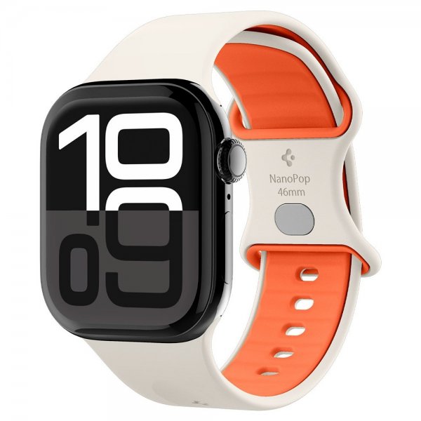 - Apple Watch 44/45/46mm/Watch Ultra 49mm - Armband - Nano Pop - Orange Beige