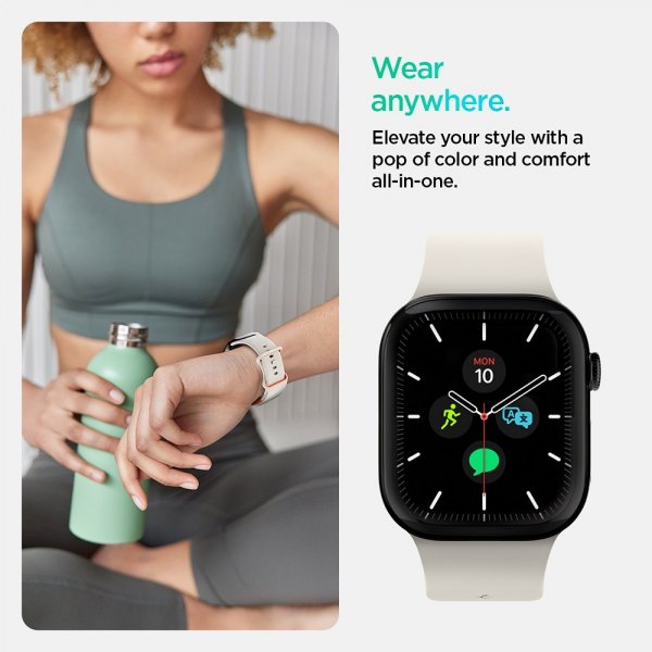 - Apple Watch 44/45/46mm/Watch Ultra 49mm - Armband - Nano Pop - Orange Beige