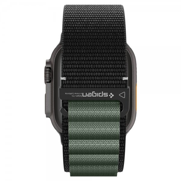 - Apple Watch 44/45/46mm/Watch Ultra 49mm - Armband - WBF1 - Svart Grön