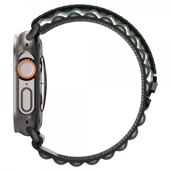 - Apple Watch 44/45/46mm/Watch Ultra 49mm - Armband - WBF1 - Svart Grön