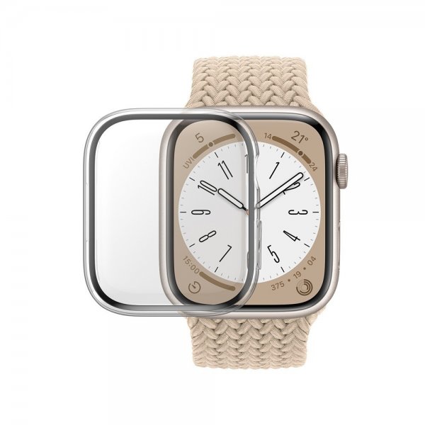 - Apple Watch 45mm - Skal & Skärmskydd - Transparent - Full Body Protection