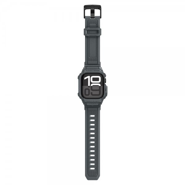 - Apple Watch 46mm (Series 10/11) - Armband & Skal - Rugged Armor Pro 2 - Dark Gray