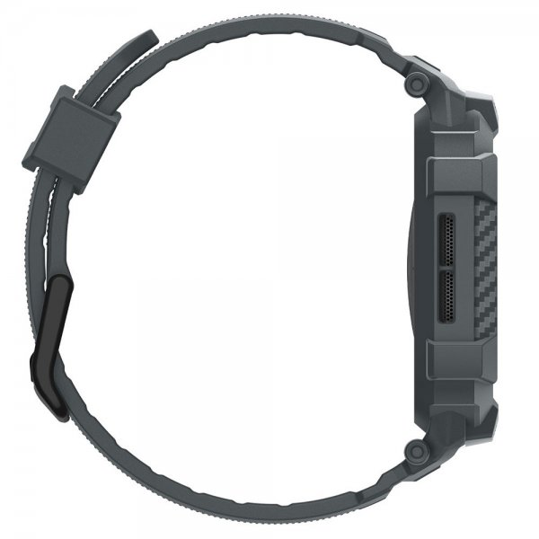 - Apple Watch 46mm (Series 10/11) - Armband & Skal - Rugged Armor Pro 2 - Dark Gray