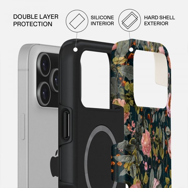 - iPhone 17 Pro - Skal - Tough MagSafe - Bloomy Garden