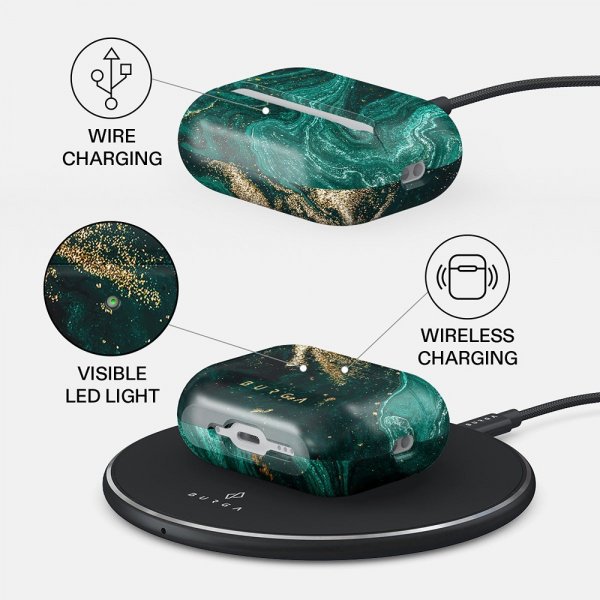 - AirPods Pro 3 - Skal - Design - Emerald Pool